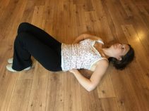 Keep back pushed onto fingers