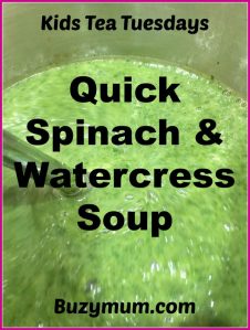 Buzymum - Quick Spinach and Watercress Soup