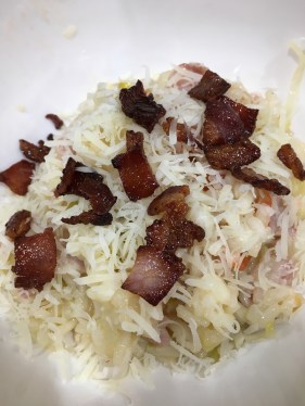 Buzymum - Baked leek and bacon risotto, ready to eat