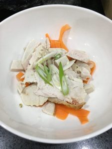 Buzymum - Turkey and vey before Thai flavoured stock is added