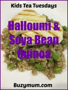 Buzymum - Halloumi & Soya Bean Quinoa