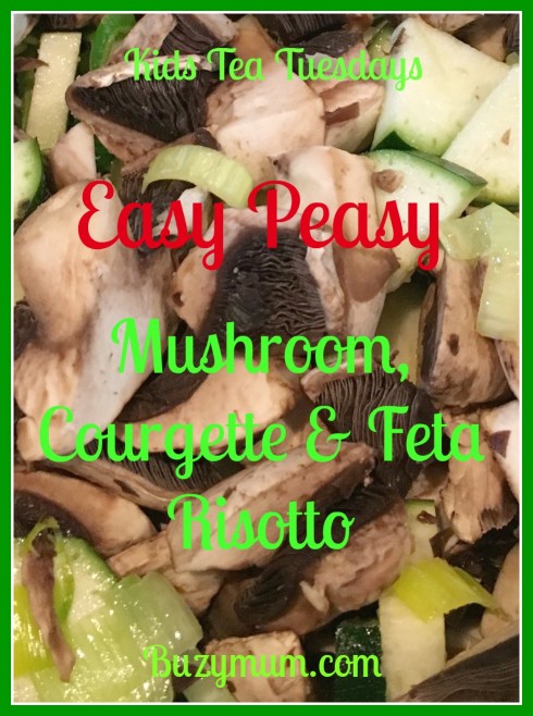 Buzymum - Mushroom, Courgette & Feta Risotto