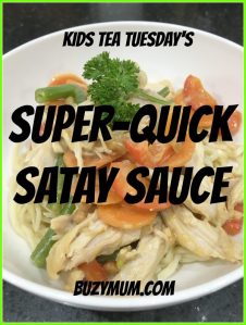 Buzymum - Super-Quick Satay Sauce