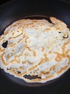 Buzymum - Pancake flipped and cooking