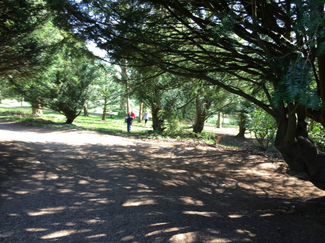 Buzymum -Starting the Easter egg hunt at Hughenden Manor