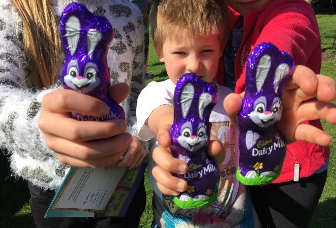 Buzymum - The easter egg hunt, chocolate prize!