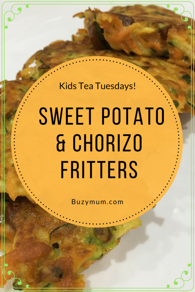 Buzymum - Sweet Potato & Chorizo Fritters