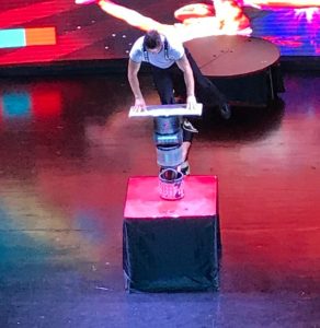 Buzymum - Balancing on some tin cans!!